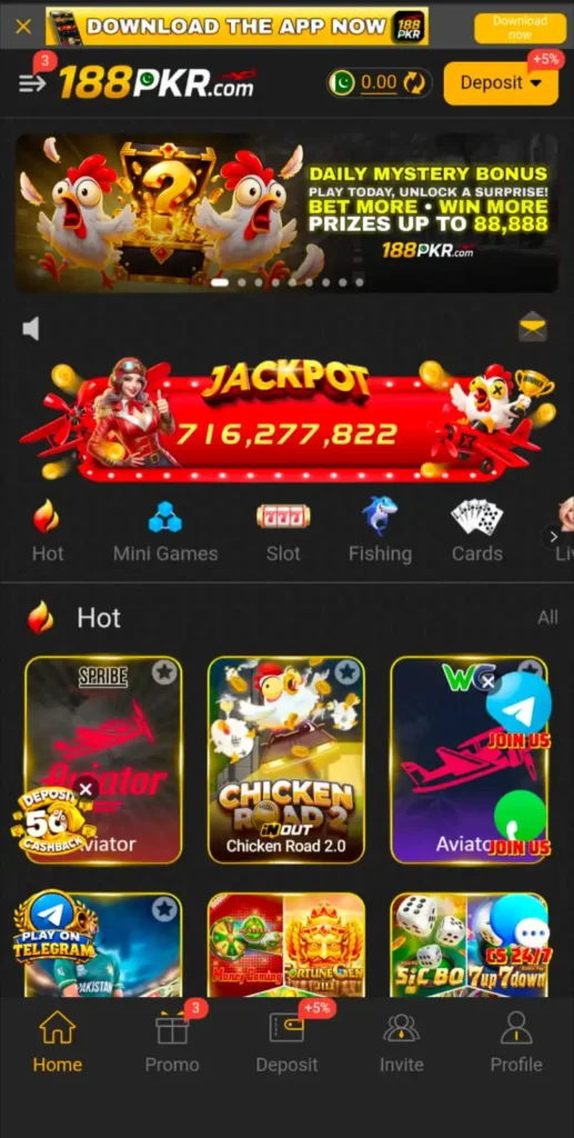 188PKR Game home page