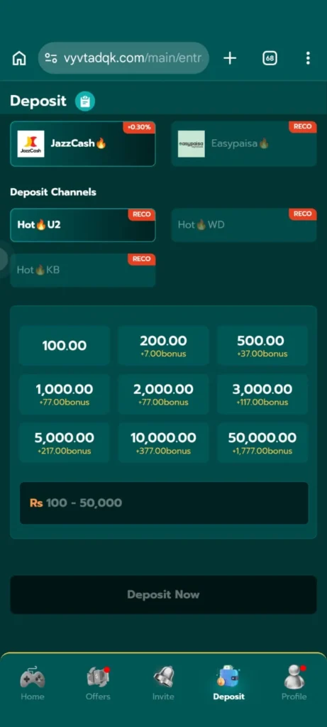 1PPP Game Deposit image