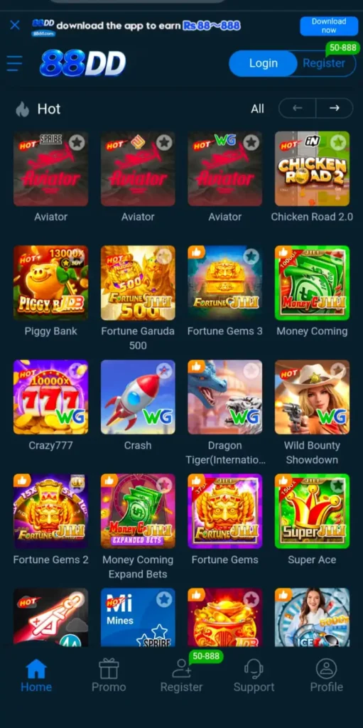 88DD Game home page