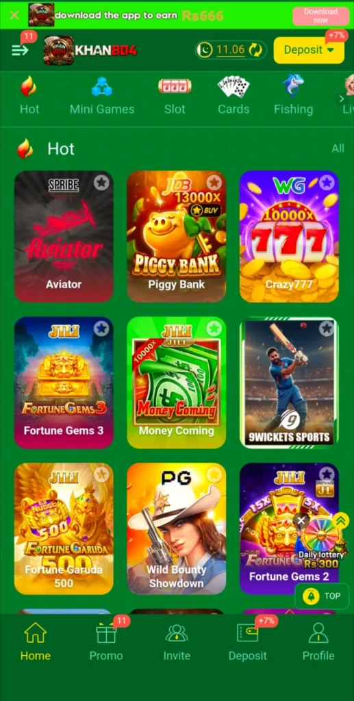 HOME PAGE IMAGE OF KHAN804 Game